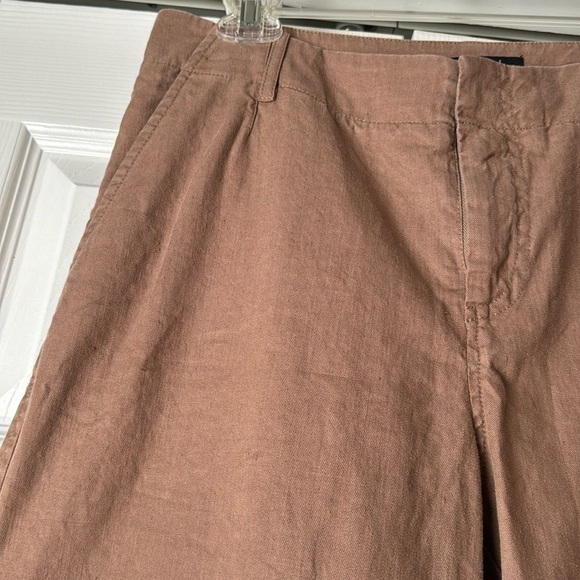 Peruvian Connection Kayla Linen-Blend Wide-Leg Trousers, Size 6 - Picture 6 of 15